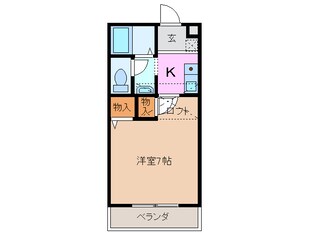 プラザコート西富田の物件間取画像